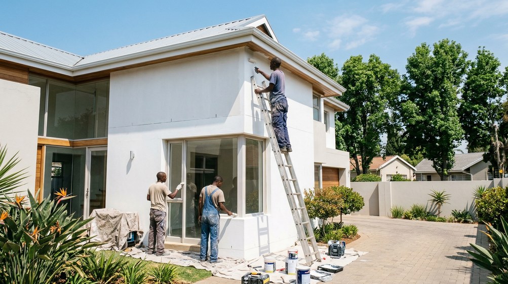 Professional painters working in Melkbosvredehoek, Cape Town Northern Suburbs